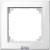 M-SMART frame, 1-gang, polar white, glossy