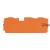 2016-1392 End and intermediate plate; 1 mm thick; orange