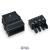 Pluggable socket 770-104 5-pole with strain relief Black