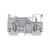 2-conductor through terminal block 2.5 mm² center marking gray