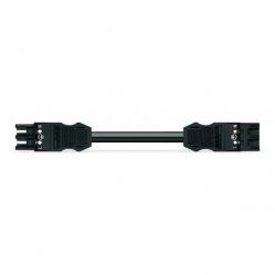 Pre-assembled interconnecting cable 771 series socket/plug white