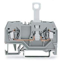 Disconnect terminal block 2-conductor orange