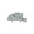 Multilevel installation terminal block N/L/PE Push-in CAGE CLAMP® gray