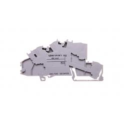 Multilevel installation terminal block N/L Push-in CAGE CLAMP® gray