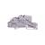 Multilevel installation terminal block N/L Push-in CAGE CLAMP® gray