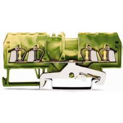 4-conductor ground terminal block 2.5 mm² center marking green-yellow