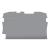 2000-1291 End and intermediate plate; 0.7 mm thick; gray