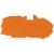 End and intermediate plate 1 mm thick orange