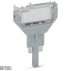 Empty component plug housing 2-pole grey