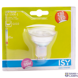 LED Bulb GU10 3W 2700K 36° 230lm