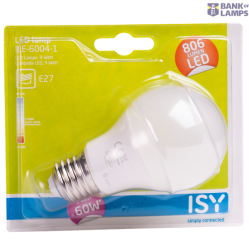 LED Bulb E27 9W A60 2700K 806lm FR