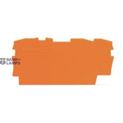 2002-1392 End and intermediate plate; 0.8 mm thick; orange