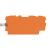 2002-1392 End and intermediate plate; 0.8 mm thick; orange
