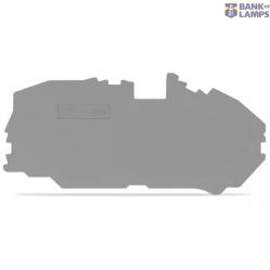 End plate 1 mm thick gray