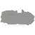 End plate 1 mm thick gray