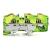 3-conductor ground terminal block with push-button 16 mm² green-yellow