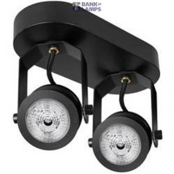 Spotlight LED Luminaire DOUBLE 12.2W 2700K IP20 Black 2*350Lm
