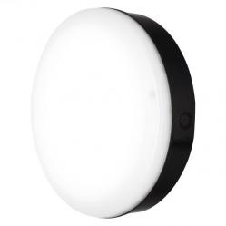 SURFACE BULKHEAD 300 SENSOR 15W/4000K BK IP65