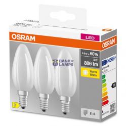 LED BASE CLASSIC B 5.5 W/2700 K GLFR E14