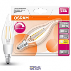 LED Retrofit CLASSIC BA DIM 40 5 W/2700K E14 blister