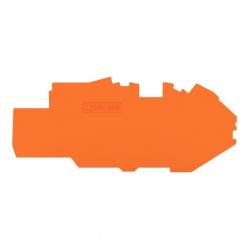 End and intermediate plate; 1 mm thick; orange