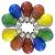 E27 15W colored set (10pcs)