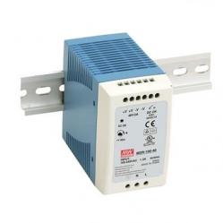 AC-DC Industrial DIN rail power supply; Output 12Vdc at 7.5A; plastic case 100W