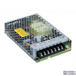 AC-DC Single output enclosed power supply; AC input select switch; Output 12Vdc at 12.5A; Up to 5G vibration; 1U low profile 150W