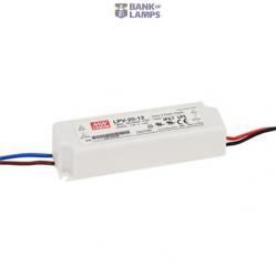 AC-DC Single output LED driver Constant Voltage (CV); Output 12Vdc at 1.67A; cable output 20W