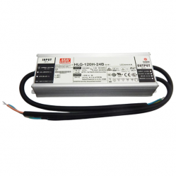 AC-DC Single output LED driver Mix mode (CV+CC) with built-in PFC; Output 24Vdc at 5A; IP67; Cable output; Dimming with 1-10V PWM resistance 120W