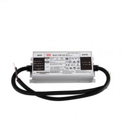 AC-DC Single output LED driver Constant Power Mode with built-in PFC; Output 24Vdc at 4A; Metal housing design; IP67; Built-in potentiometer 100W