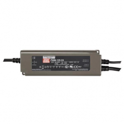 AC-DC Single output LED driver Constant Voltage (CV); PWM output for LED strips; Output 24Vdc at 5A; Dimming with 0-10Vdc or PWM; IP67 120W
