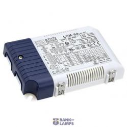 AC-DC Multi-Stage LED driver Constant Current (CC); Modular output 0.5A/0.6A/0.7A/0.9A/1.05A/1.4A; dimming 0-10Vdc & PWM; extra 12Vdc at 50mA 60W