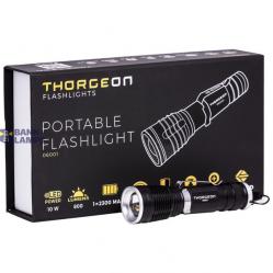 LED Flashlight 10W 800Lm IP44 (30x115mm) + 18650 accumulator 1x2300mAh