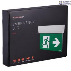 Emergency LED 3H 3W 6000K 50Lm 30m IP40 IK05 white