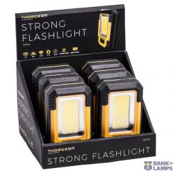 LED Flashlight 3W 500Lm 20m 4H USB / Power Bank IPX4
