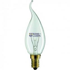 Incandescent Bulb E14 40W B35 CH 240V CL