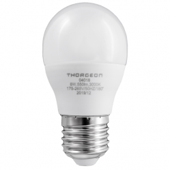 LED Light bulb 8W E27 P45 3000K 550lm