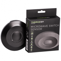 Microwave Switch Sensor 1-8m max2000W IP20 black