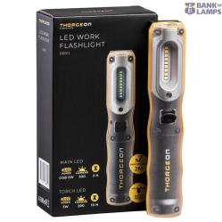 Flashlight LED WORK 5W + 3W IP54 with magn.