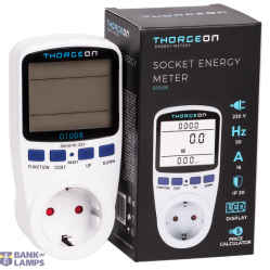 Socket Power Consumption Meter 16A EU Plug