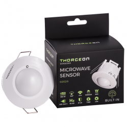 Microwave Sensor Recessed 6m 300W IP20