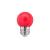 LED Color Bulb 1W E27 G45 240V 10Lm PC red