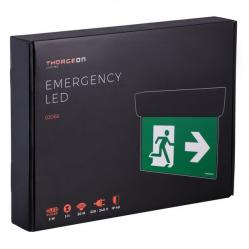 Emergency LED 3H 3W 6000K 50Lm 30m IP40 IK05 black