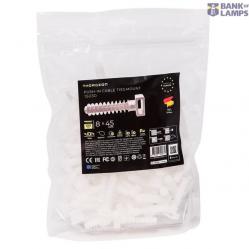 Push-In Cable Ties Mount  8x45 white (100 pcs)