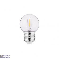 LED Bulb 1W E27 G45 240V 50Lm 2700K PC clear FILAMENT