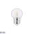 LED Bulb 1W E27 G45 240V 50Lm 2700K PC clear FILAMENT