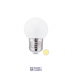 LED Bulb 1W E27 G45 240V 50Lm 2700K PC warm white