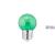 LED Color Bulb 1W E27 G45 240V 20Lm PC green clear FILAMENT U