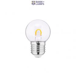 LED Bulb 1W E27 G45 220V 50Lm 2200K PC clear FILAMENT U